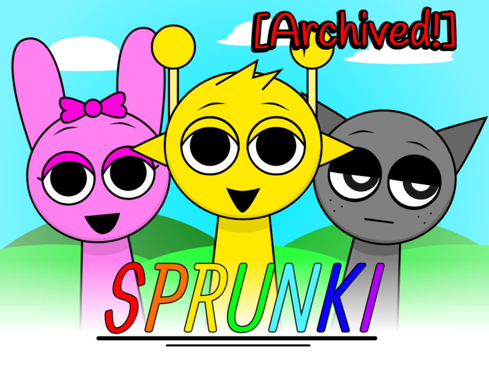 Sprunki But Characters Are Cube From GD
